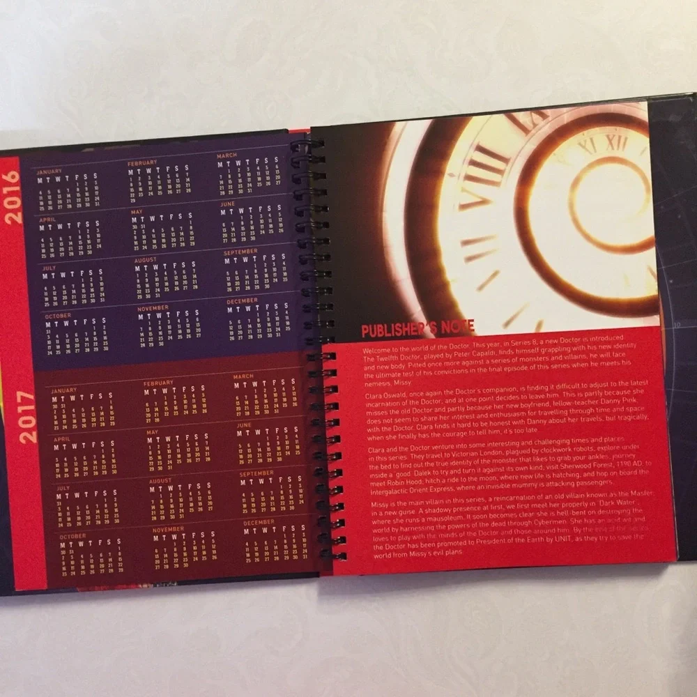 🆕 Doctor Who 2016 Diary